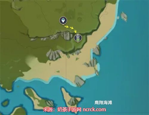 原神鹰翔海滩三个火元素柱子怎么点亮(宝箱打开方法)