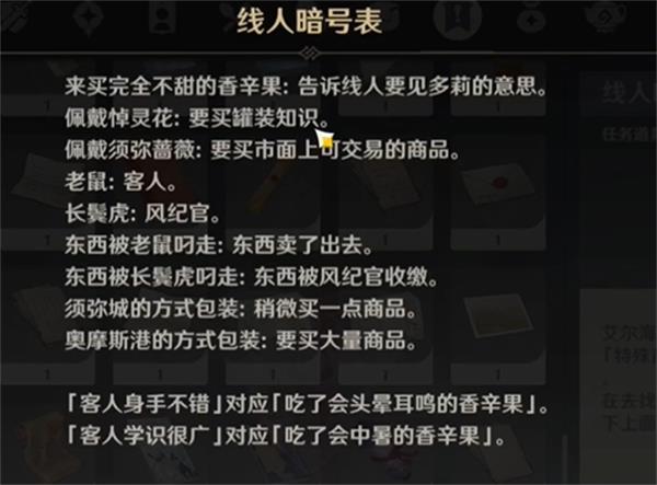 原神多莉接头暗号是什么?原神多莉暗号是什么答案介绍