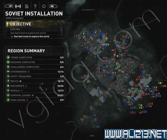 古墓丽影崛起古墓通关攻略(苏联设施古墓地图一览）--第4张