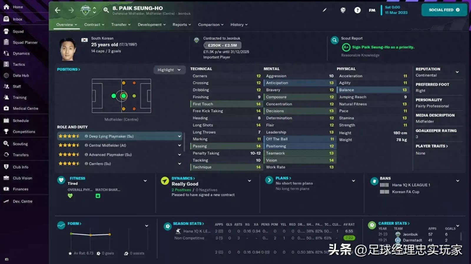 Football Manager2023抗压中场攻略（抗压中场什么意思）--第5张