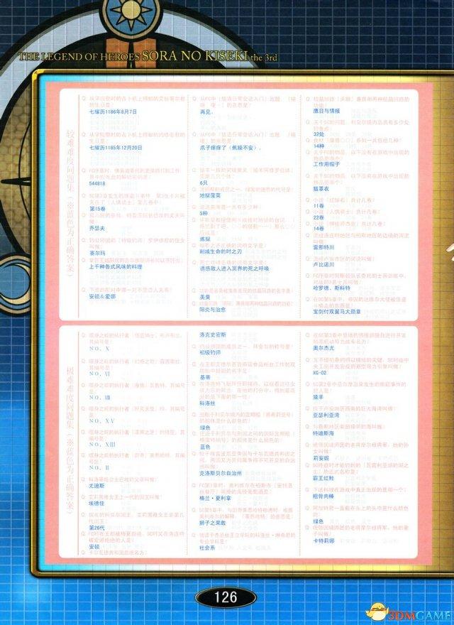 空之轨迹3rd图文攻略（英雄传说空之轨迹3rd全流程图文攻略）