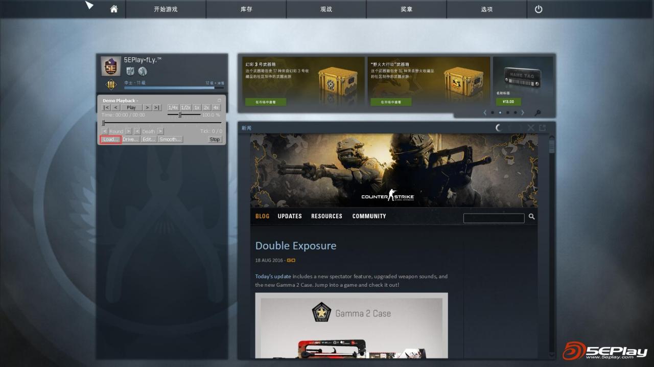 csgo怎么看demo（CSGO游戏DEMO播放简易教程）